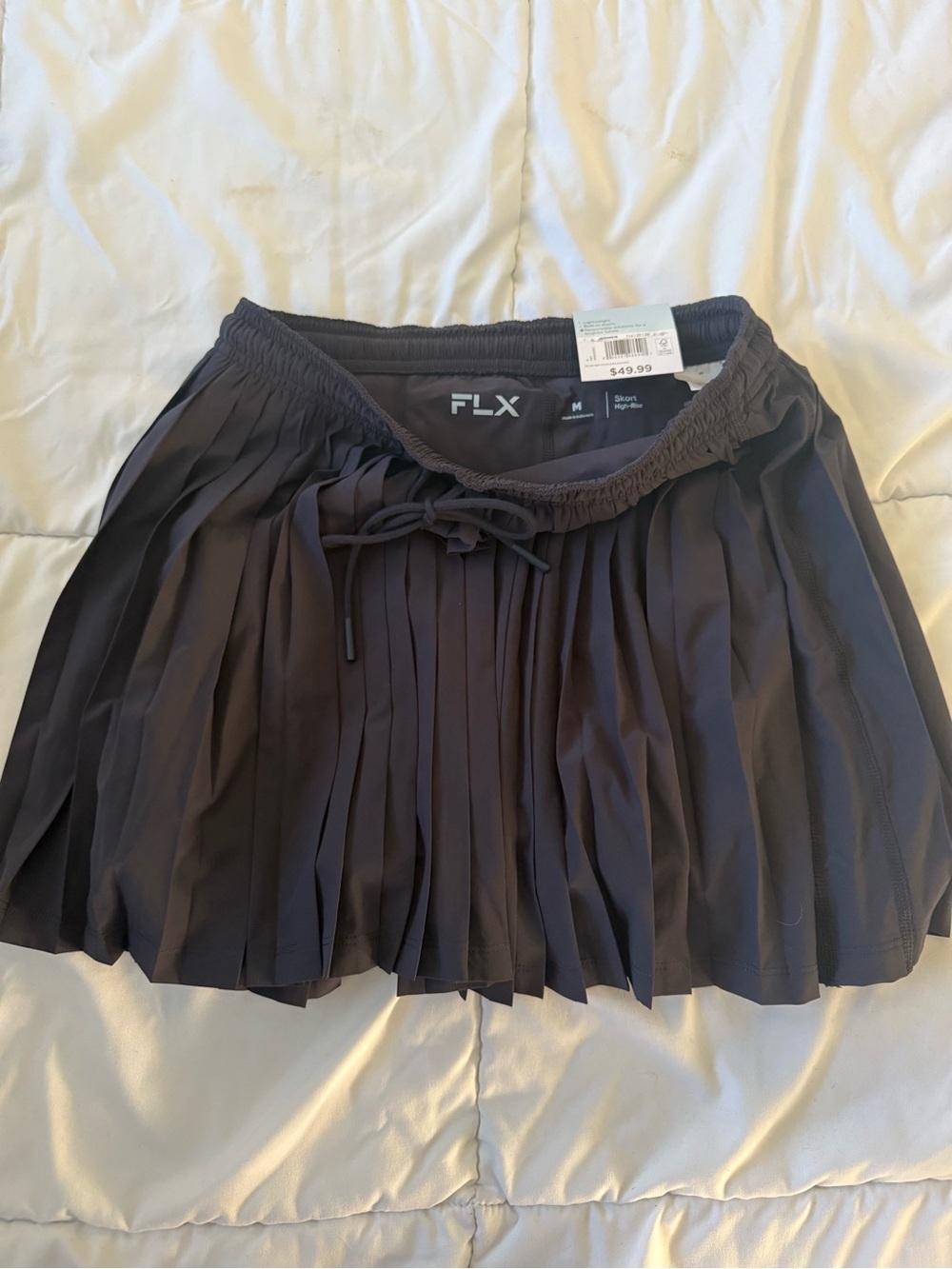 Women’s Navy Pleated Skirt